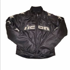 ICON 54 HOOLIGAN MEDIUM STAR MOTORCYCLE JACKET